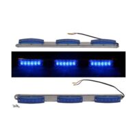 LED 24V AZUL/BARRA INOX 40CM